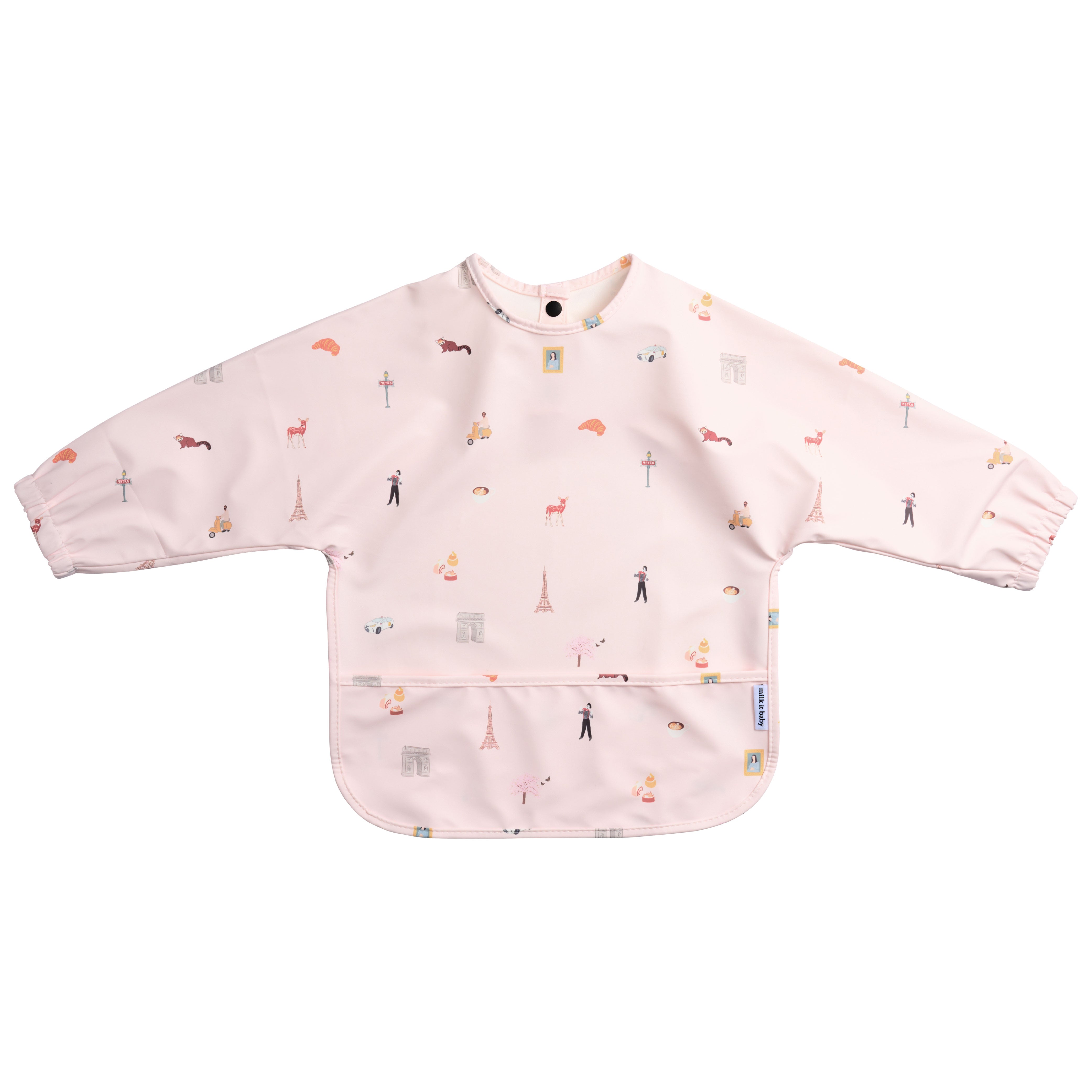 Waterproof Sleeved Bib - Paris City