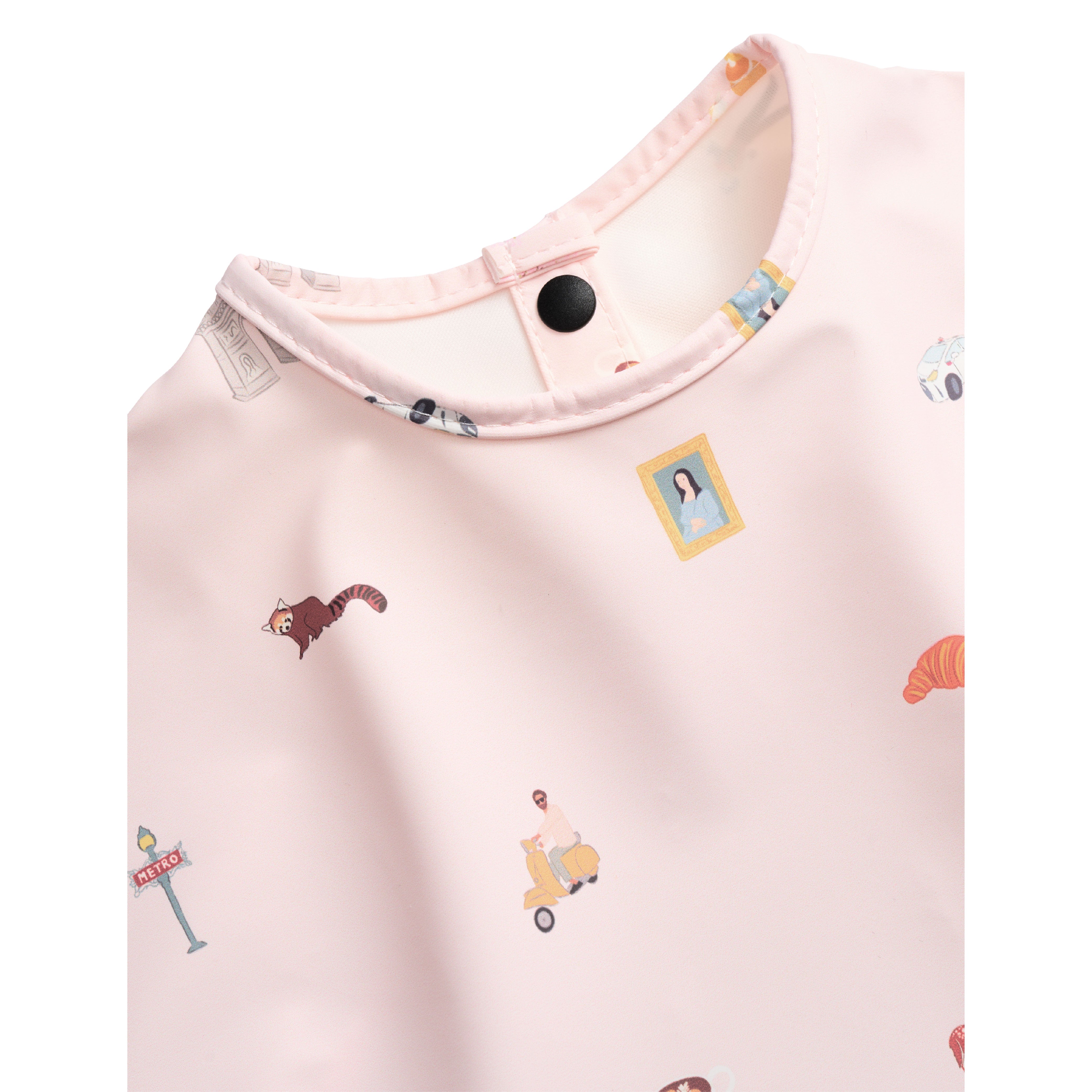 Waterproof Sleeved Bib - Paris City
