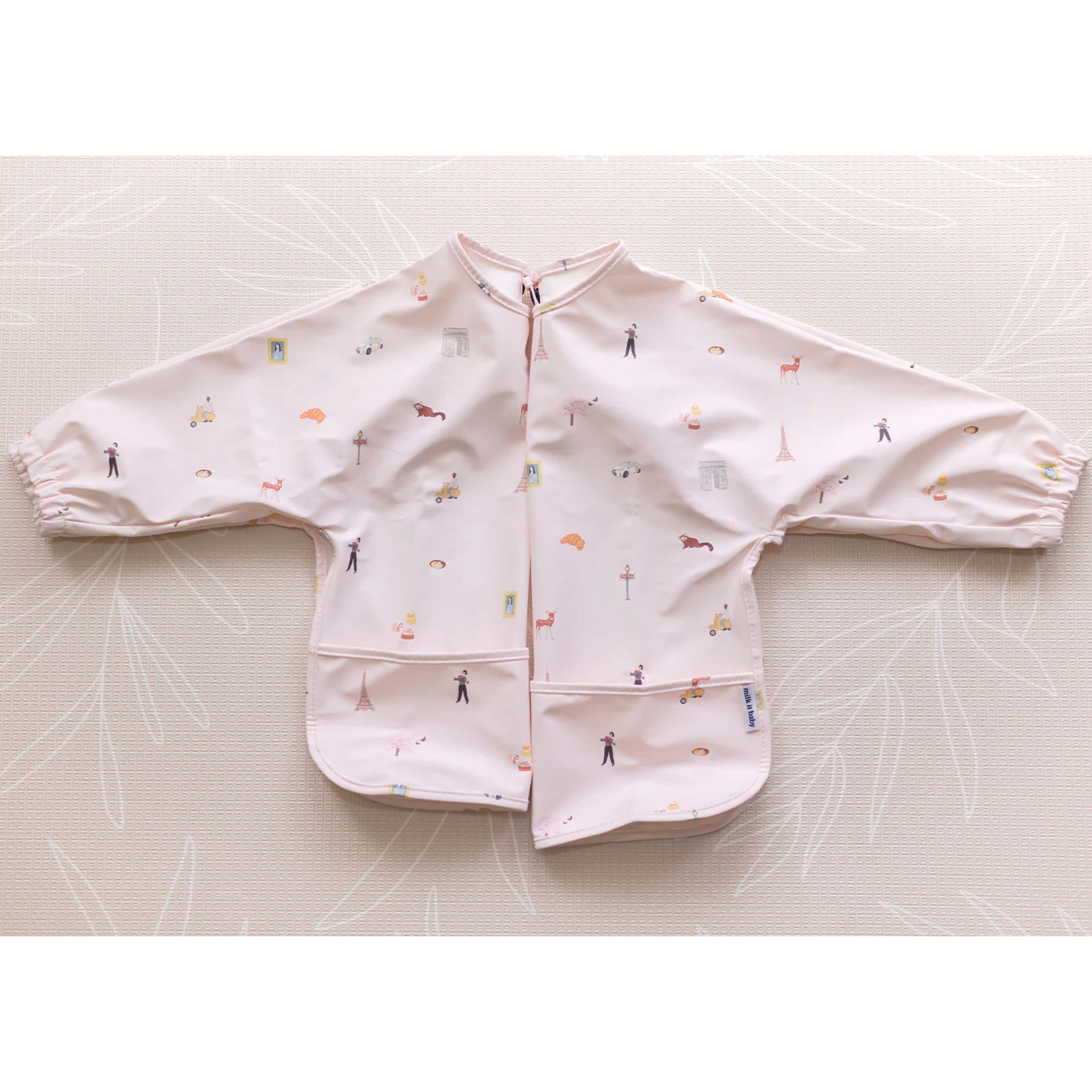 Waterproof Sleeved Bib - Paris City
