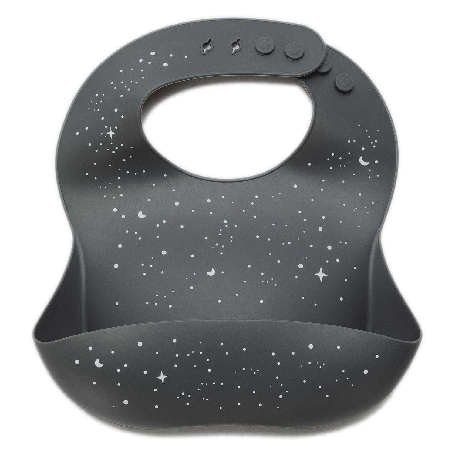 Silicone Bib - Galaxy Grey