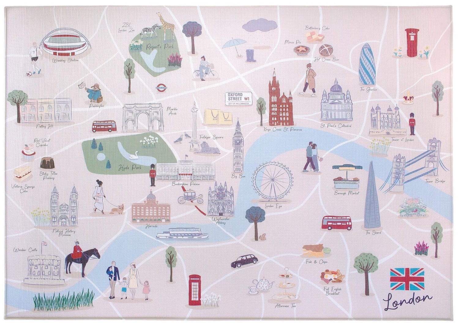 London Playmat