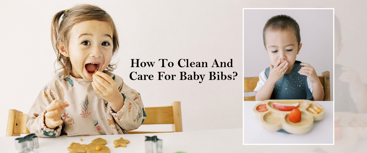 How to clean and care for baby bibs?