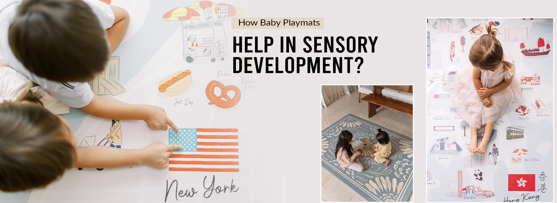 How Baby Playmats Help in Sensory Development?