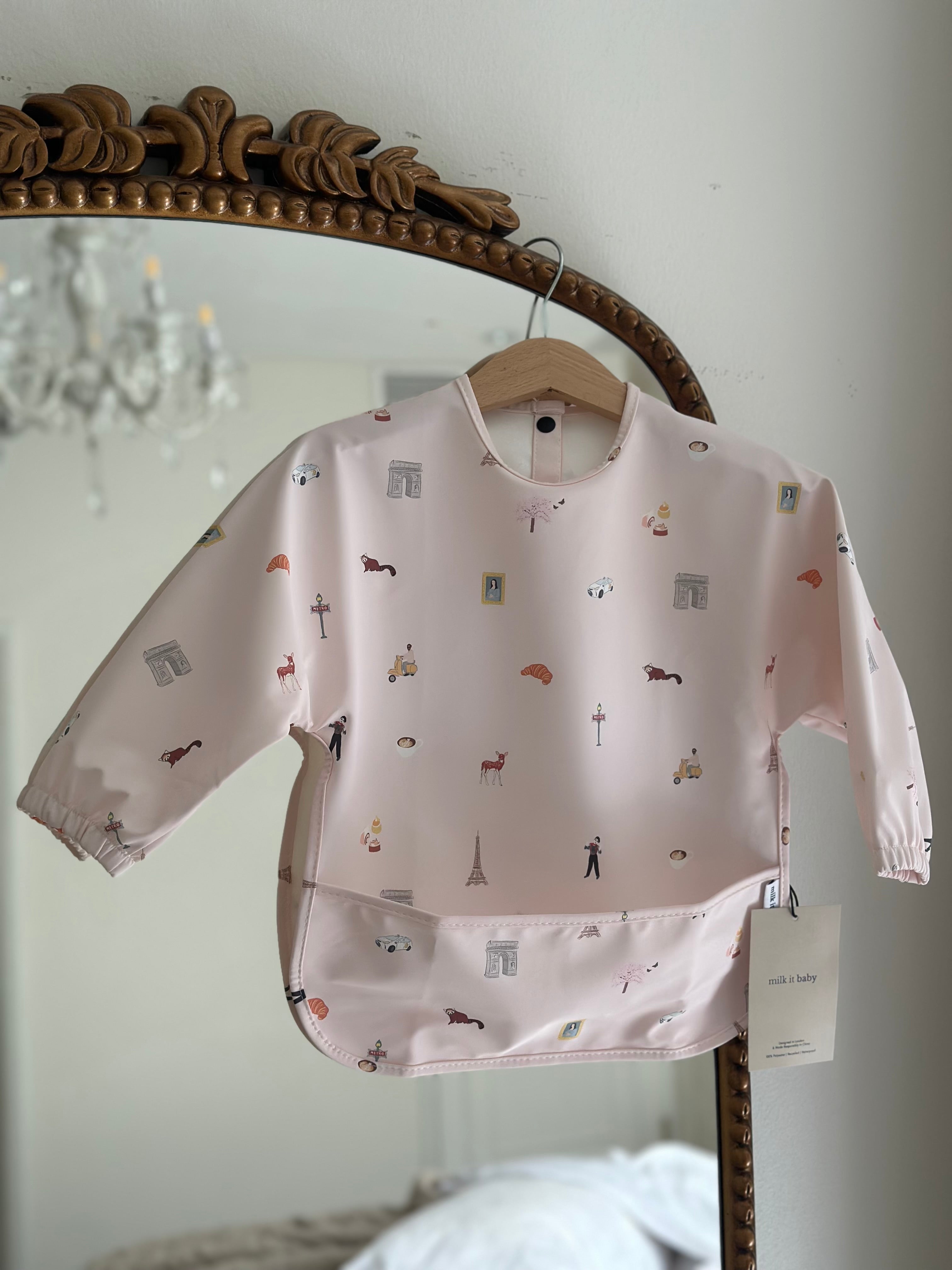 Sleeved Bib - Paris City
