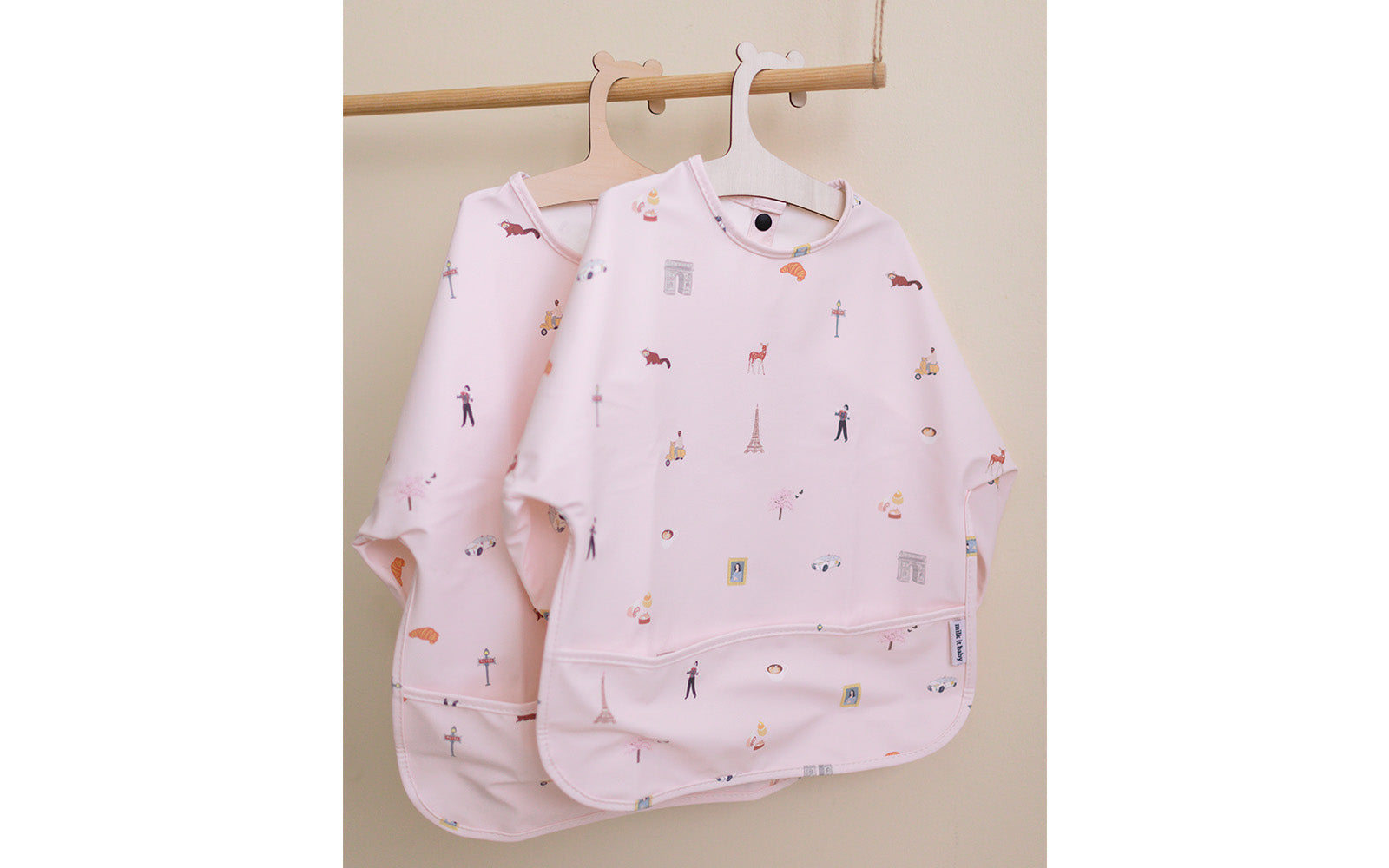 Waterproof Sleeved Bib - Paris City