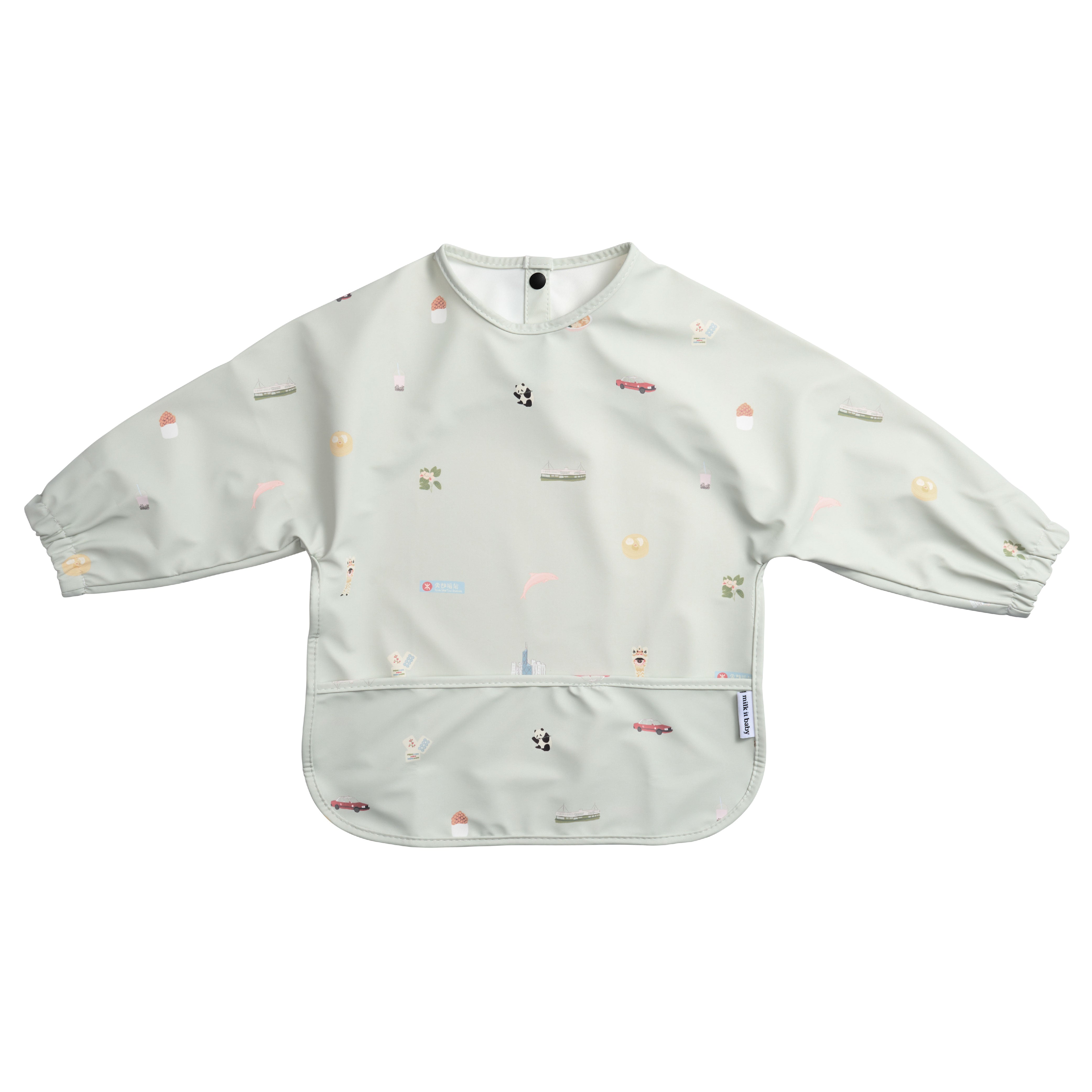 Waterproof Sleeved Bib - Hong Kong City