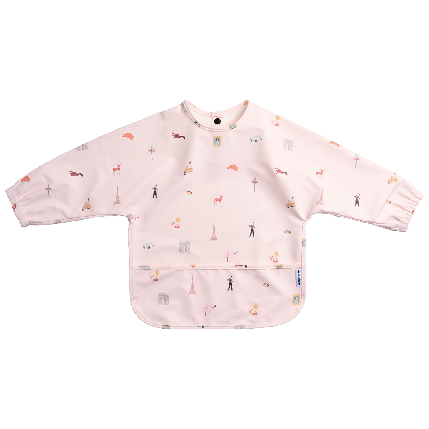 Waterproof Sleeved Bib - Paris City