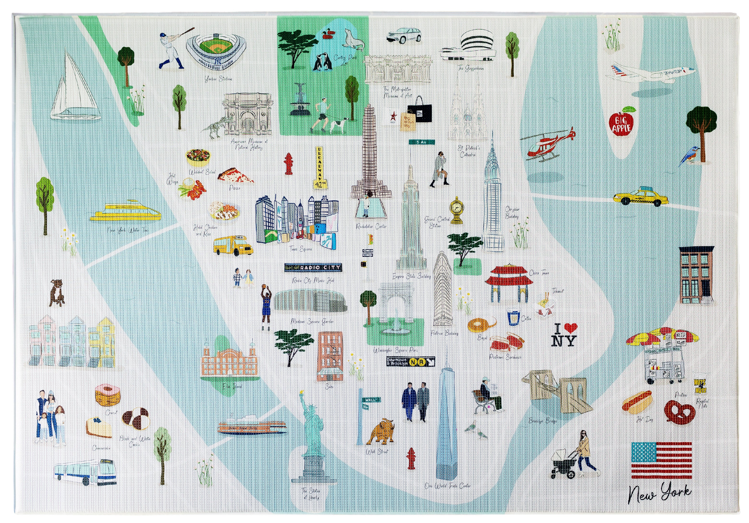 New York City Reversible Playmat