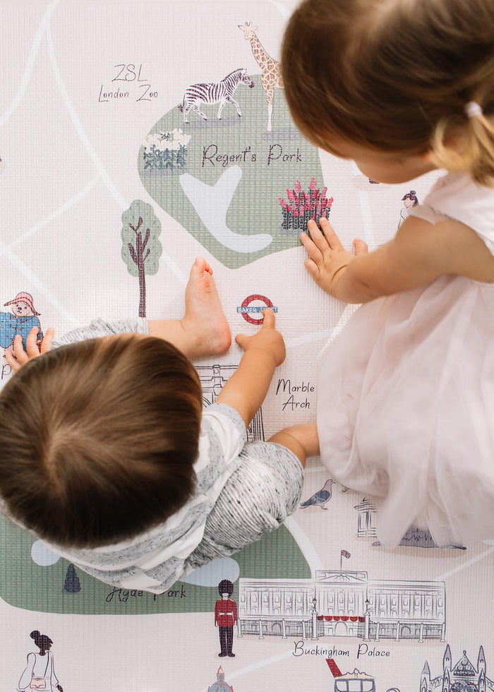 London City Playmat Reversible Print TPU Foam Milk It Baby