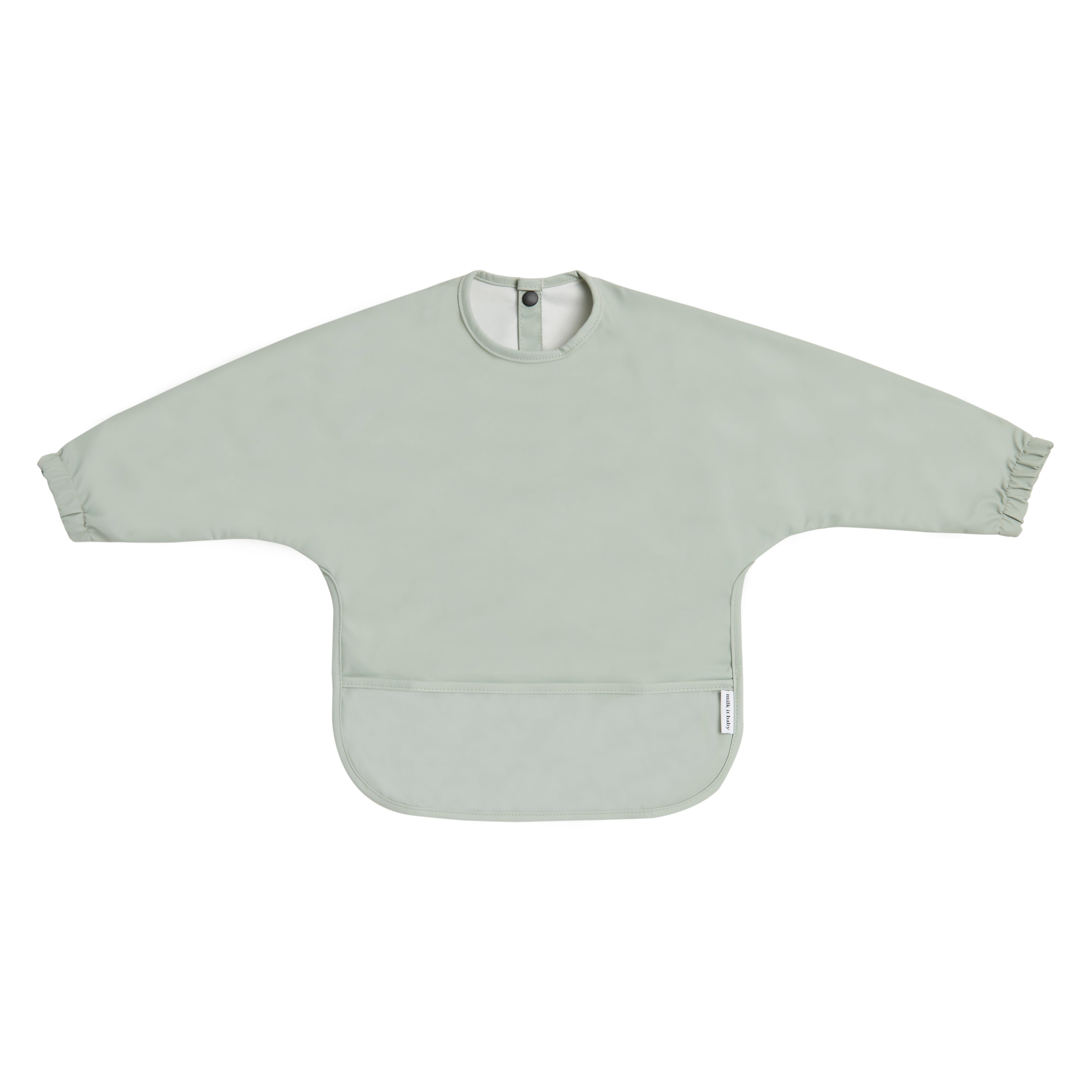 Sleeved Bib - Seafoam Green