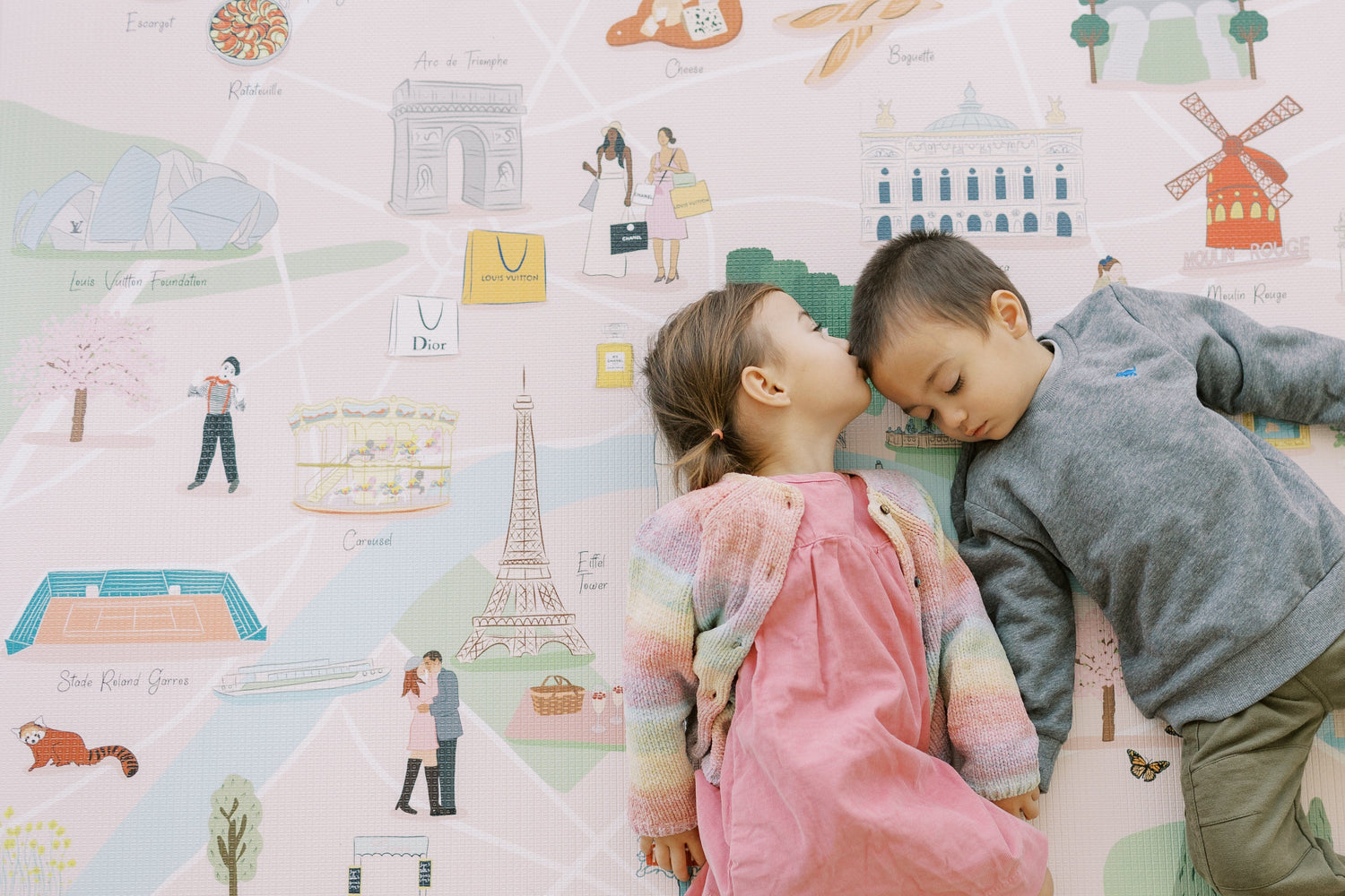 ‘Parisian Baby' Playmat Gift Set in