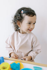 Waterproof Sleeved Bib - Coral Pink