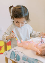 Waterproof Sleeved Bib - Safari Beige