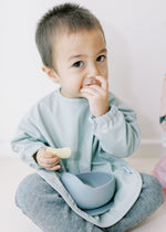 Waterproof Sleeved Bib - Seafoam Green