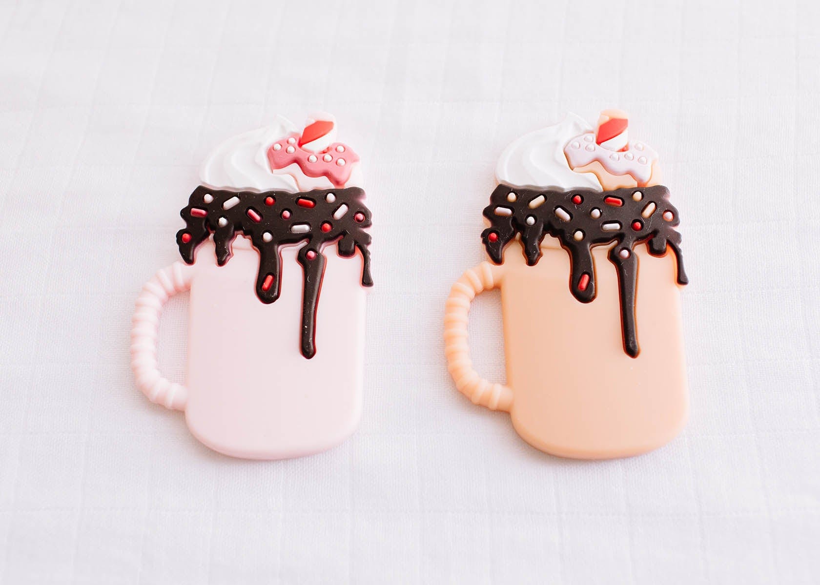 Strawberry Monster Milkshake Teether Set